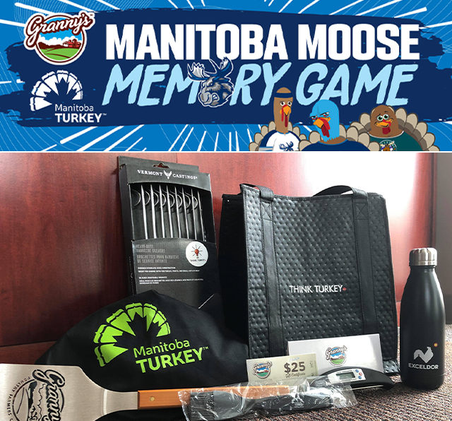 Match the Turkeys with the Manitoba Moose!